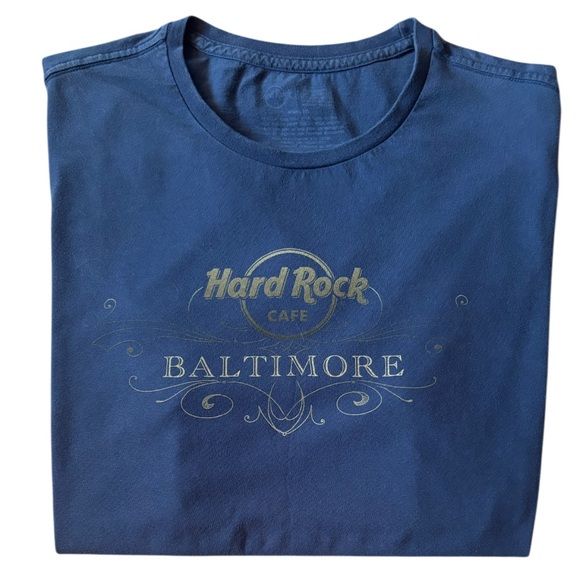 Hard Rock Cafe Men's T-Shirt Bundle Baltimore & Las Vegas Blue White Size Medium - Picture 4 of 16